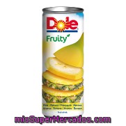 Dole Fruity Néctar De Piña Y Platano Lata 25 Cl