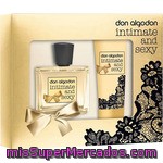 Don Algodon Intimate And Sexy Eau De Toilette Femenina Spray 100 Ml + Body Lotion Tubo 75 Ml