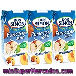 Don Simon Funciona Max Mediterráneo Fruta + Leche Pack 3 Envases 33 Cl