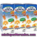 Don Simon Funciona Max Mediterráneo Fruta + Leche Pack 6 Envase 20
