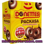 Donettes De Chocolate Clásicos 12 Unidades Estuche 216 G