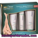 Dove Derma Spa Uplifted Pack Firmeza Con Loción Corporal Con Gel + Aceite Corporal + Sérum Corporal Masajeador