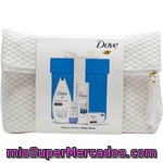 Dove Woman Gel De Baño Nutrición Intensa Frasco 540 Ml + Loción Corporal Frasco 400 Ml + Desodorante Roll-on Original 50 Ml + 1 Pack 2 Pastillas De Jabón + Neceser