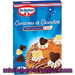 Dr.oetker Corazones De Chocolate Para Decorar Postres Estuche 45 G