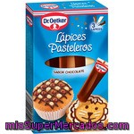 Dr.oetker Lápices Pasteleros Sabor Chocolate 3 Unidades Caja 57 G