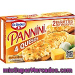 Dr.oetker Pannini 4 Quesos 2 Baguettes Estuche 250 G