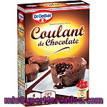 Dr.oetker Preparado Para Coulant De Chocolate 4 Unidades Moldes Incluidos Estuche 240 G