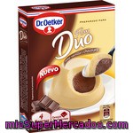 Dr.oetker Preparado Para Hacer Flan Duo Sabor Vainilla Con Corazón De Chocolate Estuche 92 G