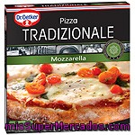 Dr.oetker Tradizionale Mozzarella Pizza Con Queso Mozzarella Tomate Cherry Y Pesto Estuche 360 G