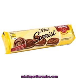 Dr. Schar Galletas Rellenas Mini Sorrisi Sin Gluten Paquete 100 Gr