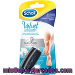 Dr. Scholl Velvet Smooth Recambio Lima Durezas Persistentes Diamond Crystals Blister 2 Unidades