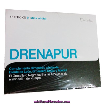 Drenapur, Deliplus, Caja 15 Sticks - 90 G