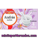 Ducros Azafrán Molido 100% Natural 4 Sobres Caja 3 G