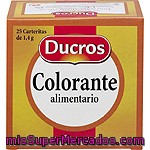 Ducros Colorante Alimentario Caja 35 G