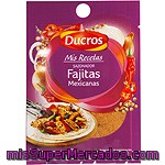 Ducros Mis Recetas Sazonador Para Fajitas Mexicanas Sobre 14 G