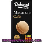 Dulcesol Black Macarons Café 4 Uds Paquete 80 G