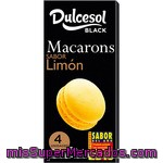 Dulcesol Black Macarons Limón 4 Unidades Paquete 80 G