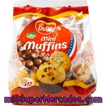 Dulia Mini Muffins Con Choco Chips 12 Unidades Envasadas Individualmente Bolsa 300 G