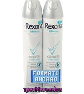 Duplo Desodorante Clear Aerosol Rexona Pack De 2x200 Ml.