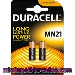 Duracell Pila Alcalina Mn21 Seguridad 12 Voltios Blister 2 Unidades