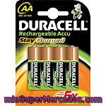 Duracell Pila Recargable Active Charge Aa (hr6 Dx1500) Blister 4 Unidades