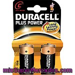 Duracell Plus Pila Alcalina C (lr14 - Mn1400) 1,5 Voltios Blister 2 Unidades