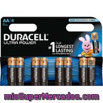 Duracell Ultra Power Pila Alcalina Aa (lr6 - Mx1500) 1,5 Voltios Blister 8 Unidades