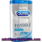 Durex Invisible Preservativos Extra Sensitive Y Extra Fino Caja 12 Unidades