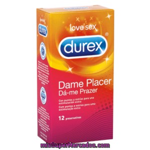 Durex Preservativos Dame Placer Caja 12 Unidades