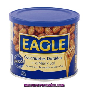 Eagle Cacahuetes Dorados A Miel Y Sal Lata 250 Gr
