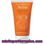 Eau Thermale Avene Crema Solar Para Pieles Sensibles Y Secas Spf 20 Tubo 50 Ml