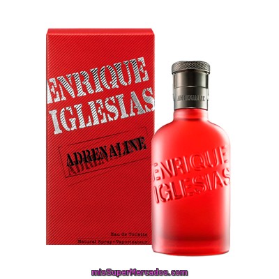 Eau Toilette Hombre Adrenalina Vaporizador, Enrique Iglesias, Botella 50 Cc