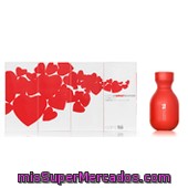 Eau Toilette Mujer Como Tu Amor (botella Rojo-granate), Como Tu, Botella 100 Cc