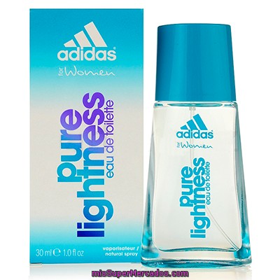 Eau Toilette Mujer Pure Light Mini Vaporizador, Adidas, Botella 30 Cc