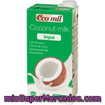 Ecomil Bio Original Leche De Coco Sin Gluten Y Sin Lactosa Ecológica Envase 1 L