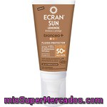 Ecran Sun Lemonoil Broncea Y Protege Fluido Protector Broncea + Fp-50 Anti-envejecimiento Resistente Al Agua Tubo 50 Ml