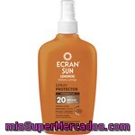 Ecran Sun Lemonoil Broncea Y Protege Spray Protector Con Viitamina C Y E Fp-20 Resistente Al Agua Spray 200 Ml