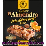El Almendro Mediterraneo Snack Turrón Con Frutos Secos, Frutas Y Semillas 6 Tabletas Calidad Suprema Estuche 150 G