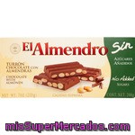 El Almendro Turrón De Chocolate Con Almendras Sin Azúcar Tableta 200 G