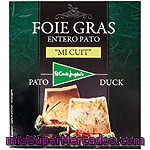 El Corte Ingles Foie Gras Entero Mi Cuit De Pato Envase 80 G