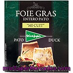 El Corte Ingles Foie Gras Entero Mi Cuit De Pato Envase 80 G