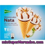 El Corte Ingles Miniconos De Helado Sabor Nata 10 Unidades Estuche 300 Ml