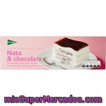 El Corte Ingles Tarta Laminada Sabor Nata Y Chocolate Estuche 1000 Ml