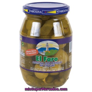 El Faro Aceitun Con Pepinill Frasco 180gr