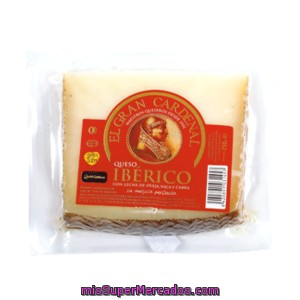 El Gran Cardenal Queso Ibérico Con Leche De Oveja Vaca Y Cabra Cuña 250 Gr