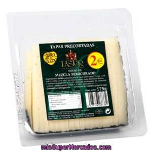 El Pastor Queso Semicurado Cortado Envase 175 Gr