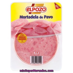 El Pozo Mortadela De Pavo Lonchas Envase 250 Gr