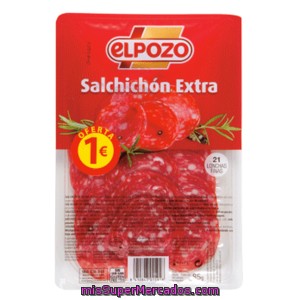 El Pozo Salchichón Extra Lonchas Sobre 85 G