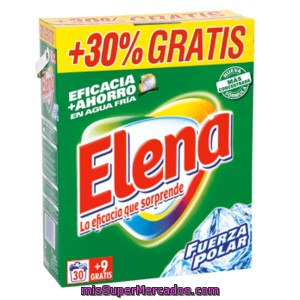 Elena Detergente Maquina Polvo Maleta 30 + 9 Lavados