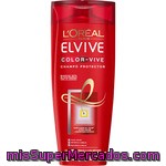 Elvive Champú Color Vive Elixir Fijador Del Color + Filtros Uva + Concentrado Nutritivo Frasco 370 Ml Para Cabellos Teñidos O Con Mechas